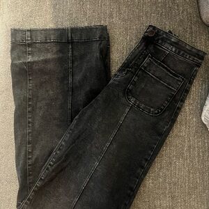 LC Lauren Conrad Black Flare Jeans